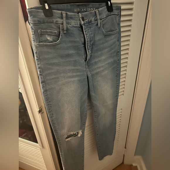 American Eagle Jeans/ The Lu(x)e Jean/ Super Hi-Rise Jegging - Picture 1 of 7